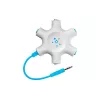 Belkin F8Z274BT - vihreä - valkoinen - 1x 3,5 mm - 5x 3,5 mm - uros - naaras