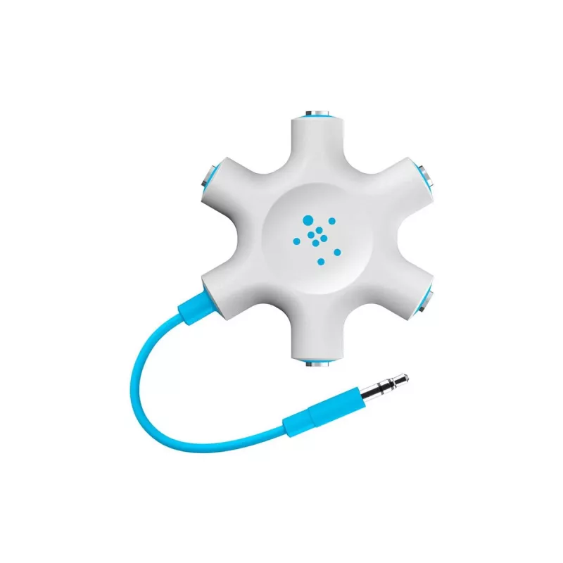 Belkin F8Z274BT - vihreä - valkoinen - 1x 3,5 mm - 5x 3,5 mm - uros - naaras