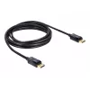 DisplayPort-kaapeli DeLOCK 82424 3 m uros-uros kulta musta