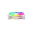 Cooler Master MasterFan MF120 Halo2 White Edition MFL-B2DW-21NP2-R2 120 mm ARGB-koteloviuhka, 27 dB, 51,88 CFM, valkoinen