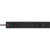 Brennenstuhl Bremounta jatkojohto, 5 pistorasiaa, 2x USB-C, 3 m, musta