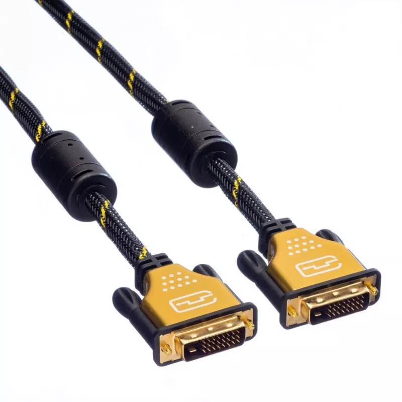ROLINE GOLD monitorikaapeli DVI, ST-ST (24+1) dual link 2,0m (11.04.5512)