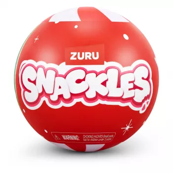 Zuru Snackles Christmas leluhahmo – yllätyskeräily sokkolaatikko, lajiteltu yksittäishahmo