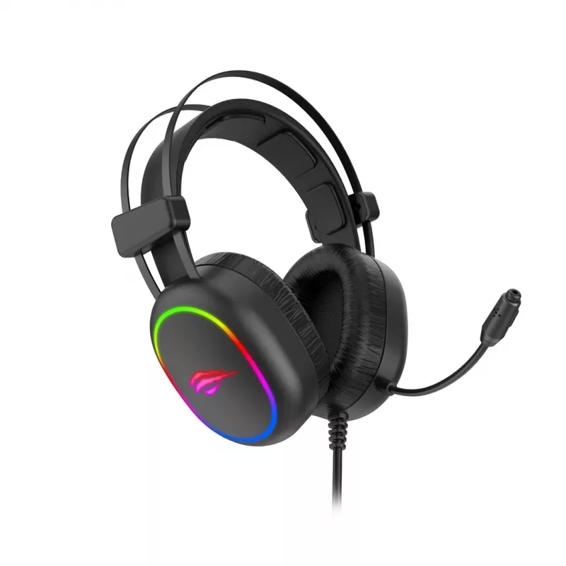 Havit GAMING HEADPHONE RGB musta 2016D kuulokemikrofoni johdollinen panta-kuulokemikrofoni