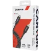 CANYON UC-44, kaapeli, U4-CC-5A1M-E, USB4 Type-C - Type-C -kaapeli 40G 1 m 5A 240W (ERP) E-MARK, CE, ROHS, musta