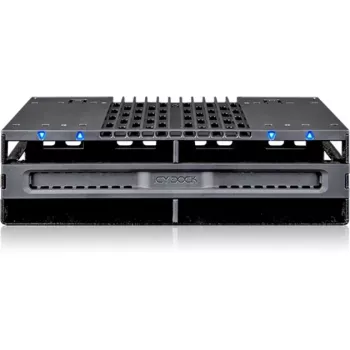 ICY DOCK - MB024SP-B - flexiDOCK kehyksetön 4x 2,5 SAS/SATA SSD/HDD vaihtokehys 5,25 paikkaan