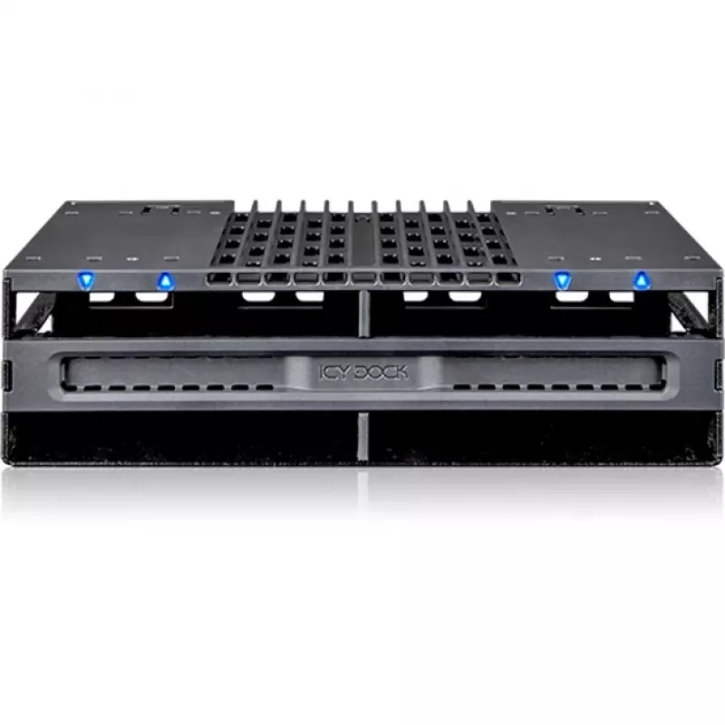 ICY DOCK - MB024SP-B - flexiDOCK kehyksetön 4x 2,5 SAS/SATA SSD/HDD vaihtokehys 5,25 paikkaan