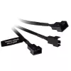 RGB-haaroituskaapeli Alphacool 18679 musta muovi 150mm