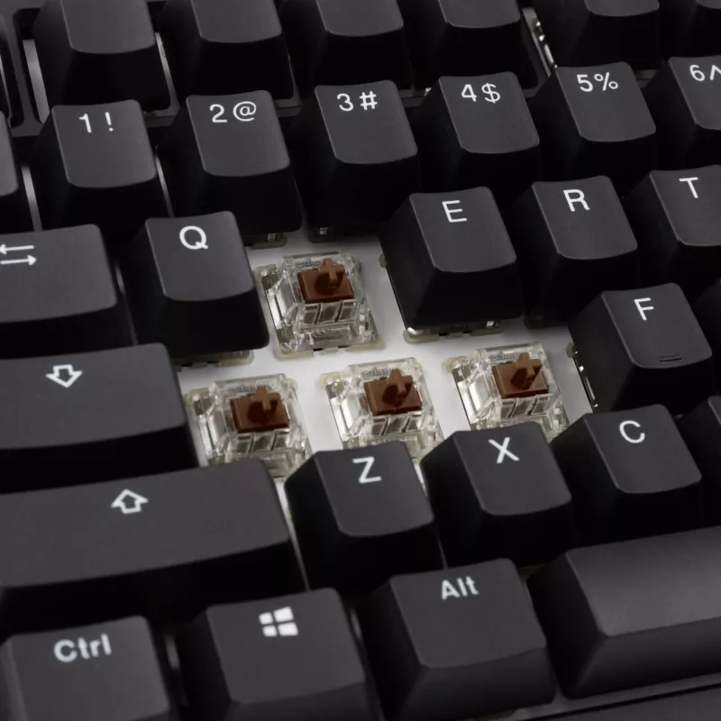 Ducky Tinker 75 näppäimistö pelikäyttöön USB US-englanti musta