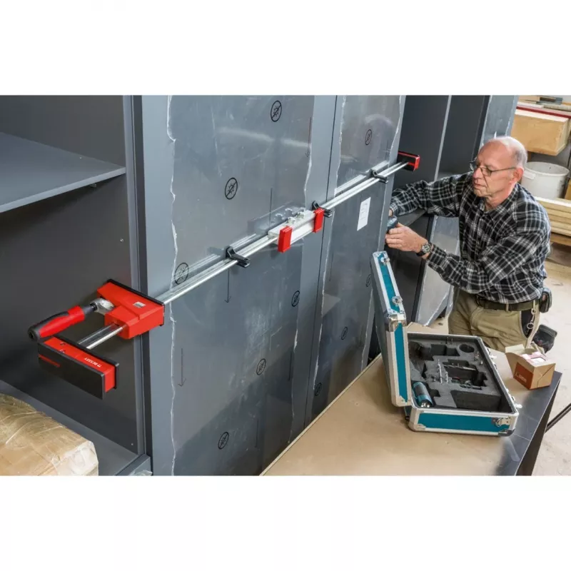 Bessey runkopuristimen jatke KBX20, alumiini, punainen