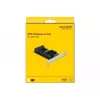 DeLOCK 16 portin SATA PCI Express x4 -kortti 6 Gbit/s vihreä harmaa
