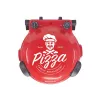 Beper P101CUD300 Party Line pizzauuni, 1200 W, 400°C, 31 cm tulenkestävä kivi, punainen