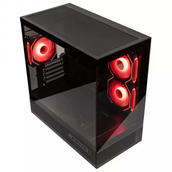 GSI SmartAssembly ARGB -lasinen Micro-ATX-kotelo - 650W