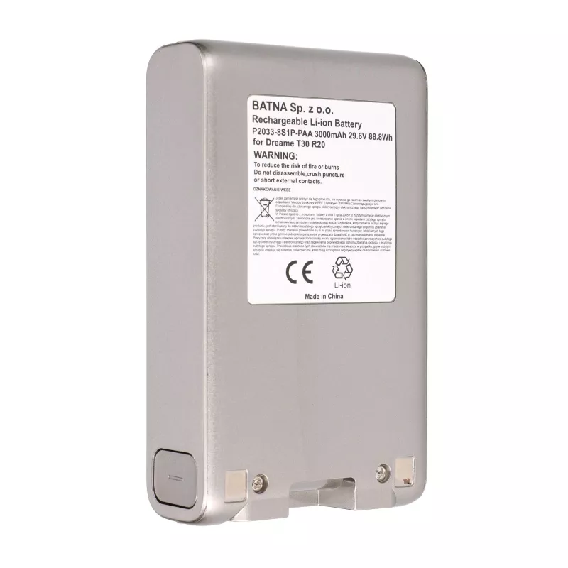 Akku Dreame-pölynimuriin T30 R20 21,6V