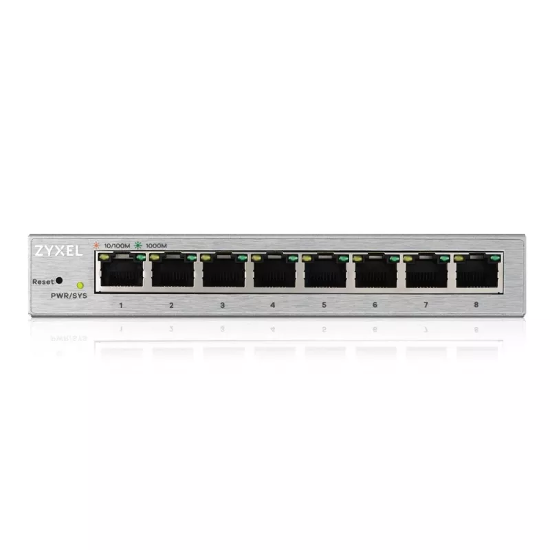 Zyxel GS1200-8 hallittava Gigabit Ethernet (10/100/1000) hopea