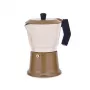 Maestro MR-1657-3-BEIGE alumiininen mokkapannu liedelle – 3 kupin espressokeitin, beige