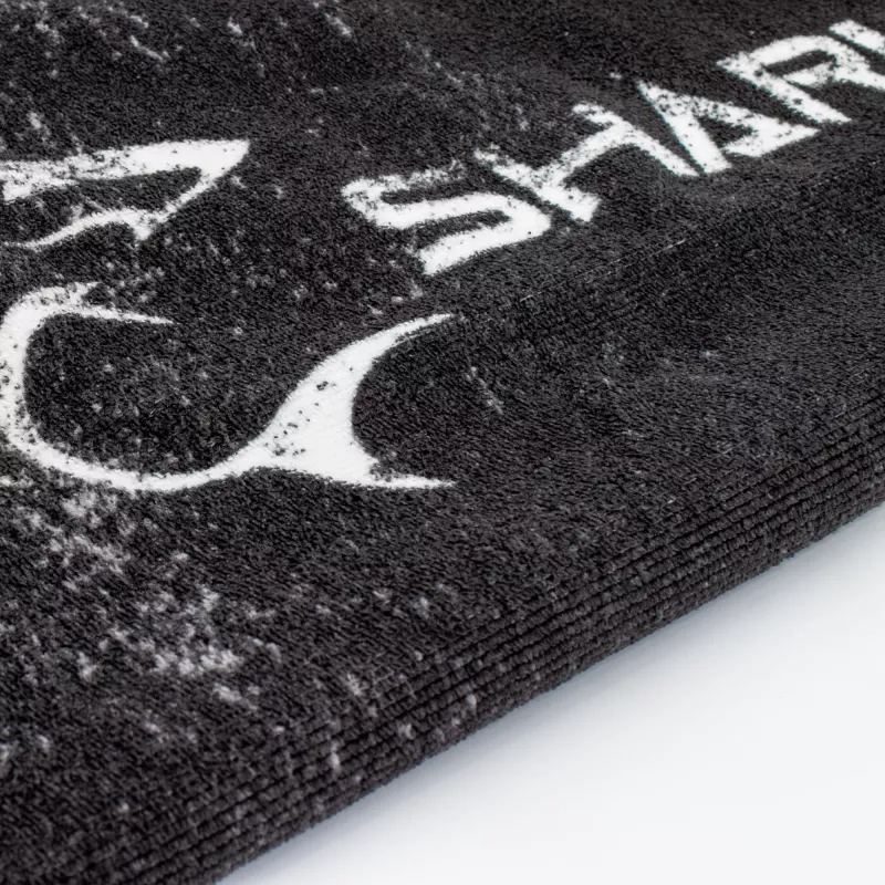 Pyyhe White Shark TW-01 Stingray nopeasti kuivuva kevyt mikrofiber-rantapyyhe, kompakti