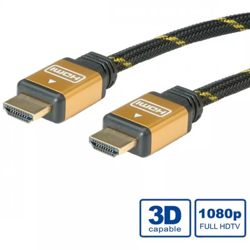 HDMI-kaapeli ROLINE GOLD HDMI M - HDMI M 15 m