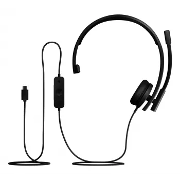 Logitech H570e - kuulokemikrofoni - on-ear - johdollinen - USB-C - sertifioitu Microsoft Teamsille (981-001427)