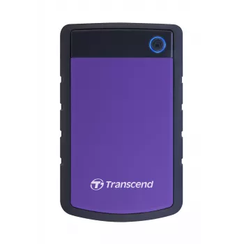 Transcend StoreJet 25H3P 2 TB kannettava HDD, USB 3.0, violetti