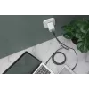 Digitus USB-C-laturi. 2-porttinen. 65W GaN
