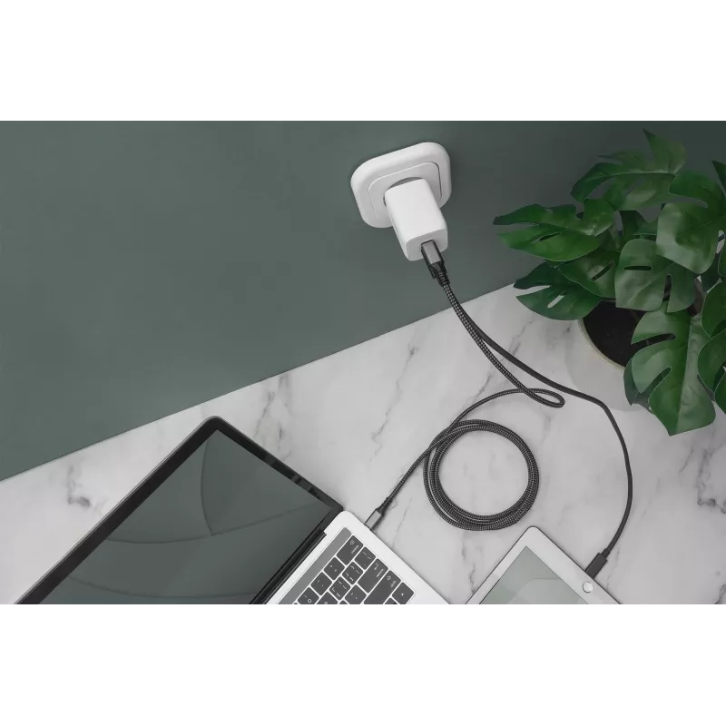 Digitus USB-C-laturi. 2-porttinen. 65W GaN