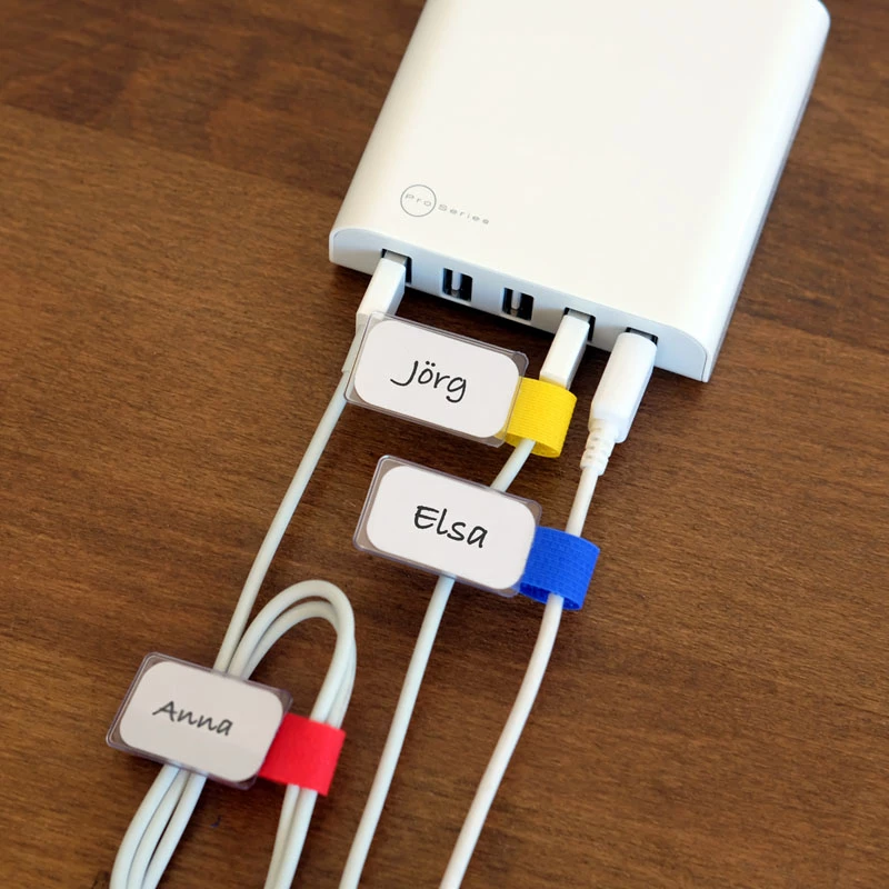 Kaapelisiteet Label-the-cable LTC 2530 sininen punainen keltainen