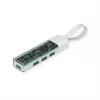 ROLINE mobiili USB 3.2 Gen 1 -keskitin, 4-porttinen, Type-A+C liitäntäkaapeli