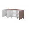 Lipasto cama meble Cama Nova 155 × 40 × 72 cm, roosa matta, MDF-runko
