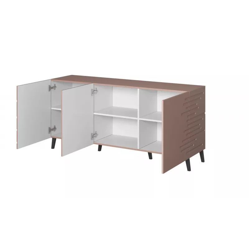 Lipasto cama meble Cama Nova 155 × 40 × 72 cm, roosa matta, MDF-runko