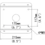 Kulmakiinnike ALLNET ALL-CAM2498-LEP turvalliseen asennukseen