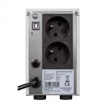 Ever ECO PRO 1200 AVR CDS UPS 1,2 kVA 780 W 2 AC-lähtöä