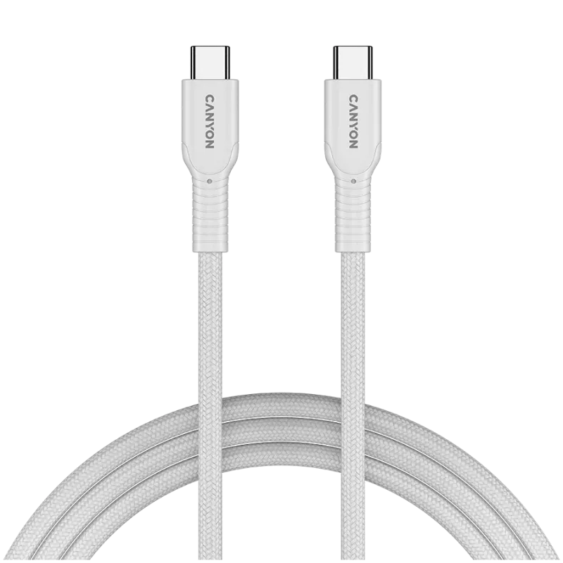 CANYON kaapeli OnWire 60CL C-C 60W COLOR punottu 1m valkoinen