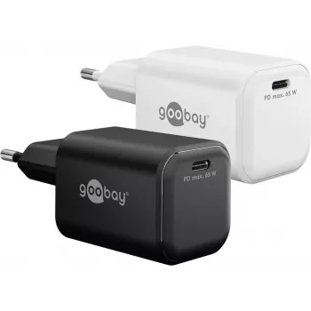 Goobay USB-C™ PD GaN-pikalaturi Nano (65 W) musta (79155)