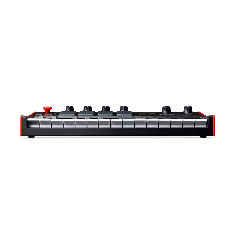 Akai MPK Mini Play MK3 MIDI-ohjainkosketin padiohjaimella, USB, musta/punainen
