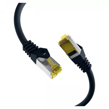EFB-Elektronik RJ45 patch-kaapeli Cat.6A S/FTP LSZHCat.7 raakakaapeli musta 0,15 m valmistaja: EFB Elektronik (MK7001.0,15B)