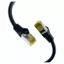 EFB-Elektronik RJ45 patch-kaapeli Cat.6A S/FTP LSZHCat.7 raakakaapeli musta 0,15 m valmistaja: EFB Elektronik (MK7001.0,15B)