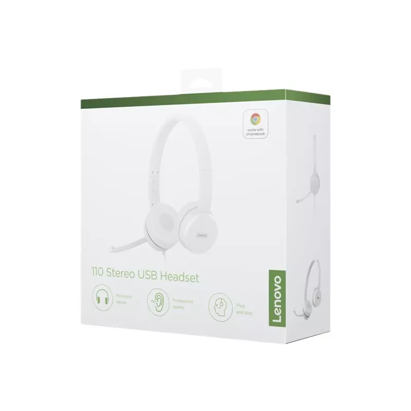 Lenovo GXD1E71385 kuulokkeet/headset johdollinen ranne puhelut/musiikki USB Type-A harmaa