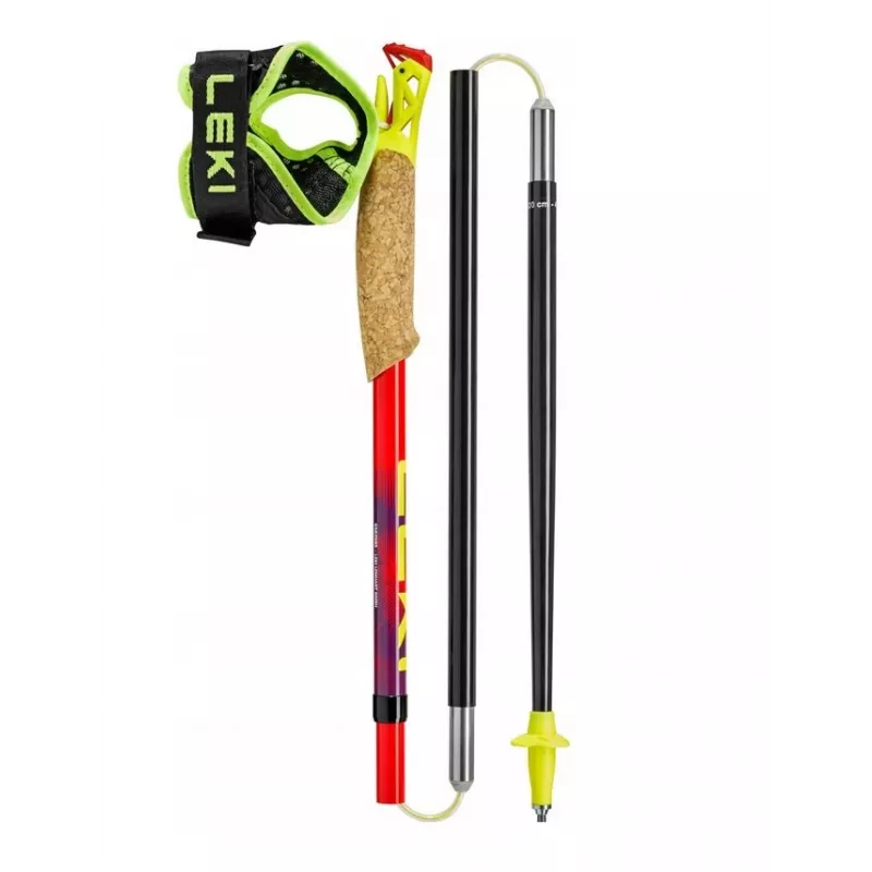Vaellussauvat Leki TRL Ultratrail FX One 120 cm, punainen