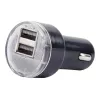 Autolaturi Gembird EG-U2C2A-CAR-02, 12–24V tulo, 5V/2,1A lähtö, 2× USB 2.0, musta