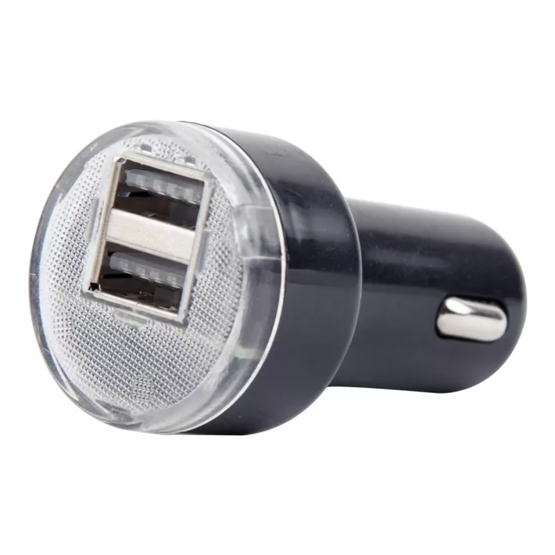 Autolaturi Gembird EG-U2C2A-CAR-02, 12–24V tulo, 5V/2,1A lähtö, 2× USB 2.0, musta