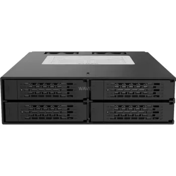 ICY DOCK - ToughArmor - MB994SP-4S - taustalevy SAS/SATA II, Trayless, 4x SAS/SATA 2,5 tuuman sisäinen 4x SATA isäntään - alumiini - musta - SAS/SATA 6 Gbit/s - 40 mm tuuletin