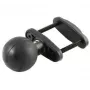 RAM Mounts neliöpylväskiinnike jopa 2 tuuman levyisille pylväille, pallon halkaisija 5,71 cm