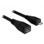 USB-kaapeli DeLOCK 83248 USB 2.0 1m Micro-USB B musta