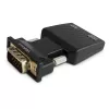 SAVIO CL-145 VGA-HDMI-muunnin, ääni, Full HD, musta