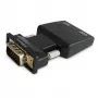 SAVIO CL-145 VGA-HDMI-muunnin, ääni, Full HD, musta