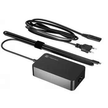 NATEC Grayling USB-C 45W virtalähde yleismalli musta