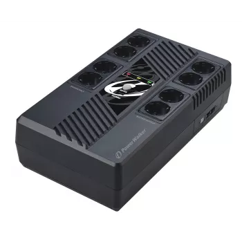 PowerWalker VI 600 MS FR UPS Line-Interactive 0,6 kVA 360 W 8 AC-lähtöä