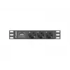 Lanberg PDU-03F-0200-BK virranjakoyksikkö (PDU) 1U musta 3 AC-lähtöä (PDU-03E-0200-IEC-BK)