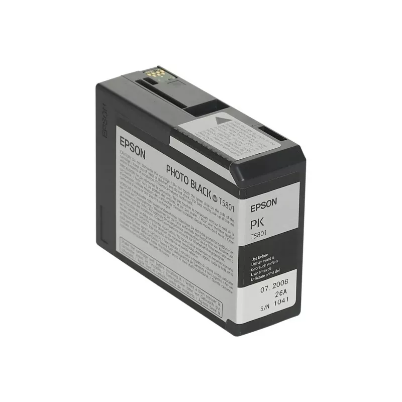 Epson T5801 (T580100) valokuvamusta mustekasetti, 80 ml